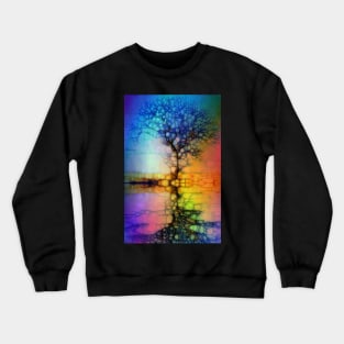 Rainbow tree Crewneck Sweatshirt